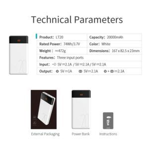 20000mAh Power Bank - Elicpower