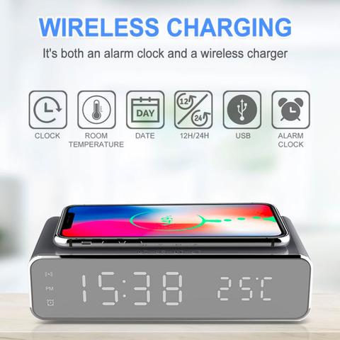 2 In 1 Digital Alarm Clock