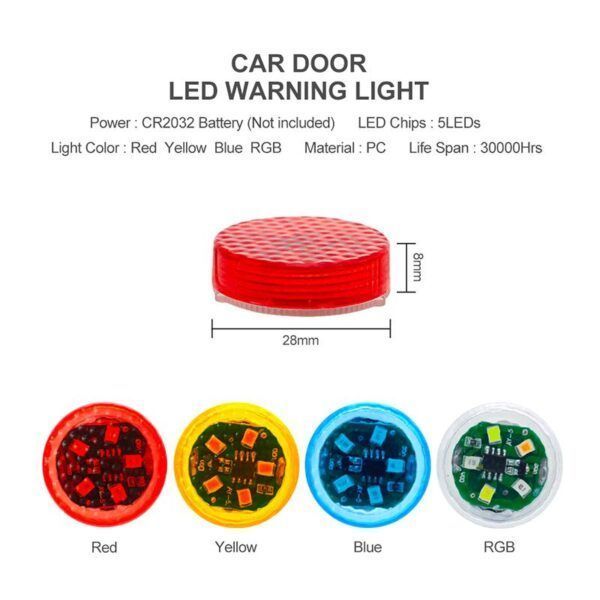 LED Car Door Safety Light - Elicpower