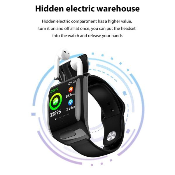 Smartwatch With Earbuds - Elicpower