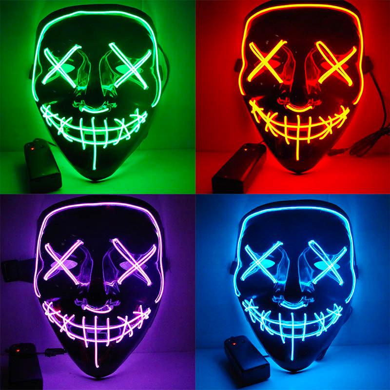 LED Halloween Mask - ElicPower