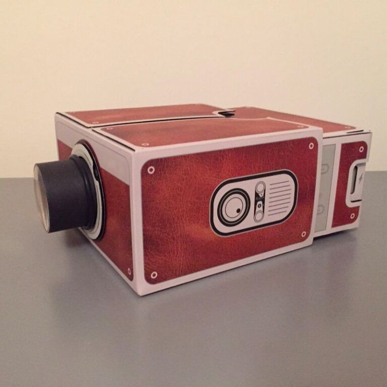 homemade phone projector